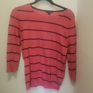 Coral & stripes Tommy Hilfiger sweater